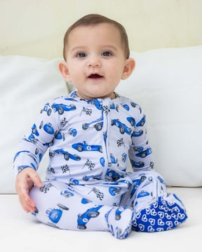 Carlo Zippered Footie-Lev Baby