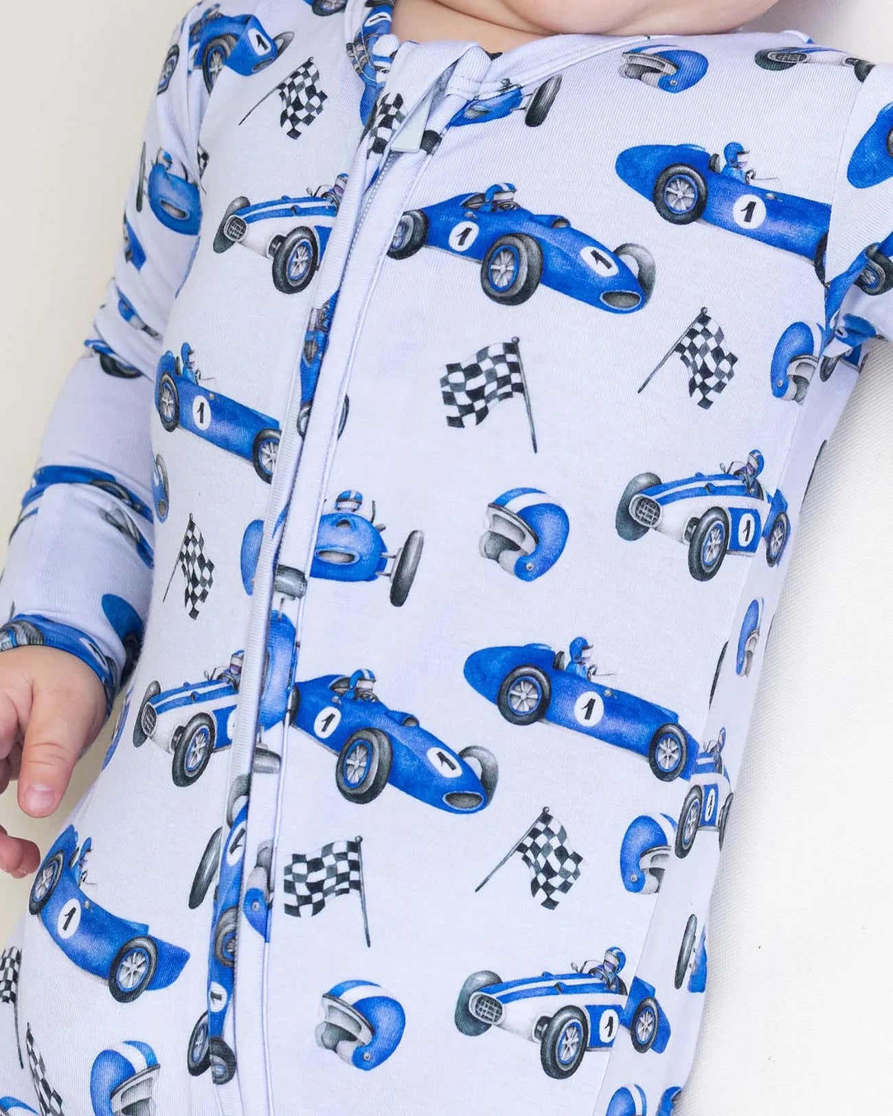 Carlo Zippered Footie-Lev Baby