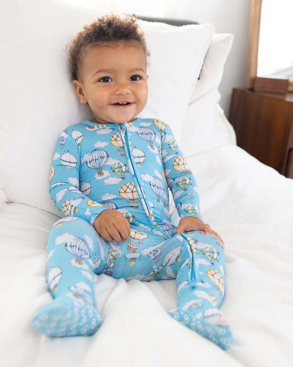 Sammy Zippered Footie-Lev Baby