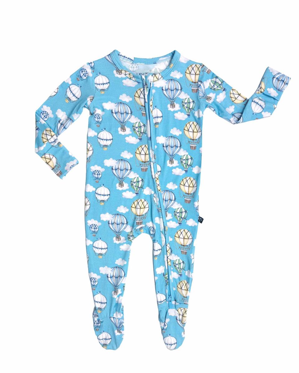 Sammy Zippered Footie-Lev Baby