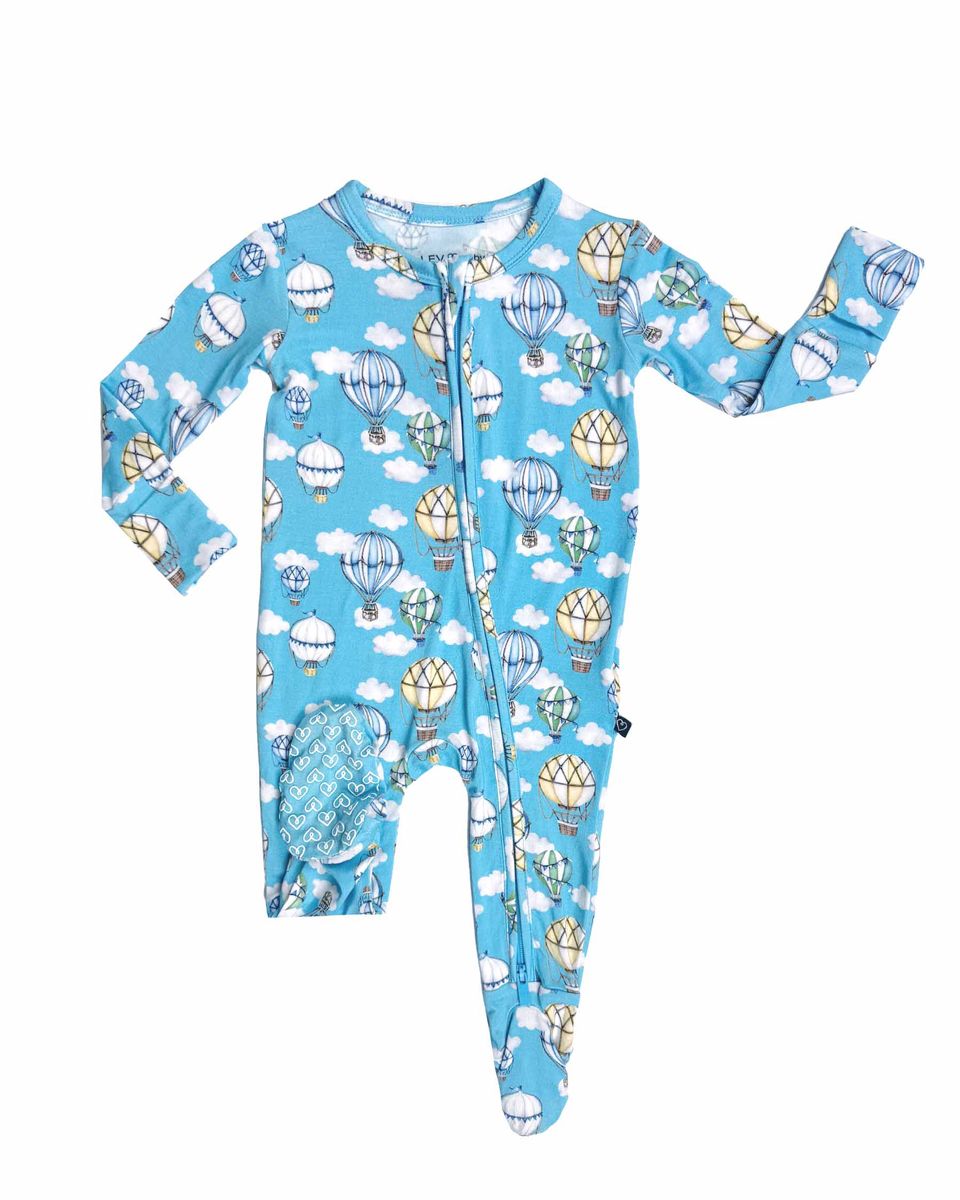 Sammy Zippered Footie-Lev Baby
