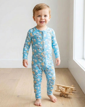 Sammy-Convertible Romper-Lev Baby
