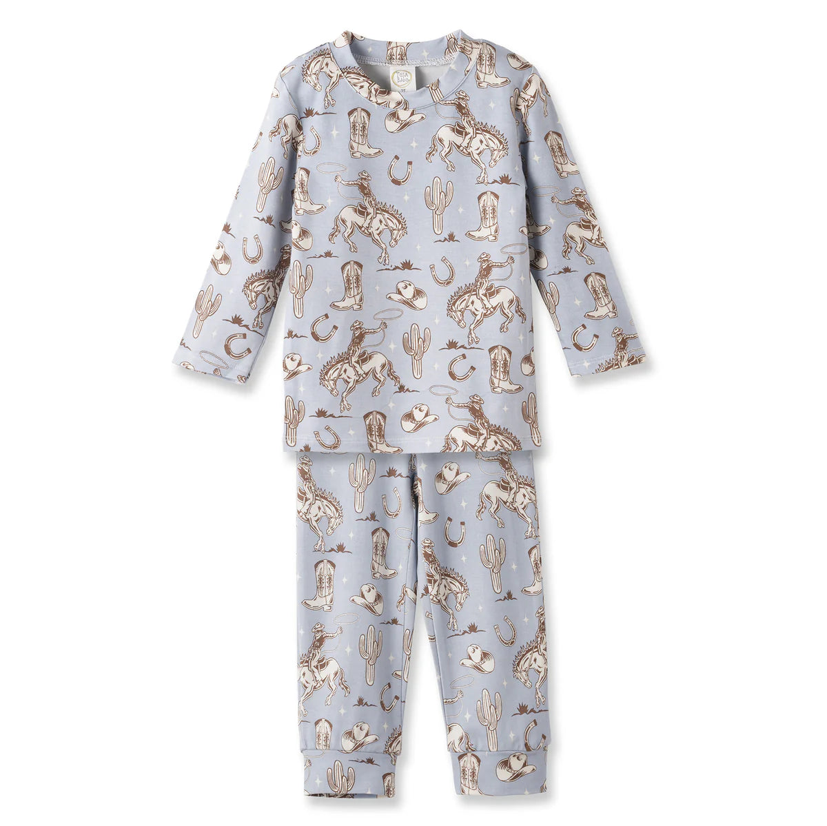 Wild Wrangler-Blue PJ Set, LS 2pc-Tesa Babe