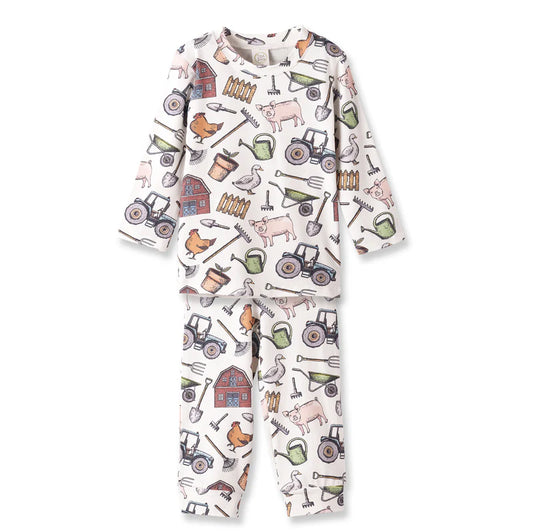 LS Pajama Set 2pc-Farmer’s Market