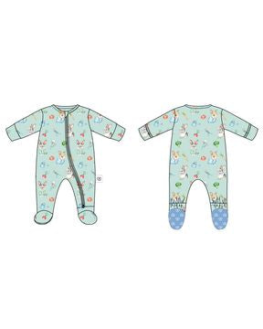 Michael- Zippered Footie-Lev Baby