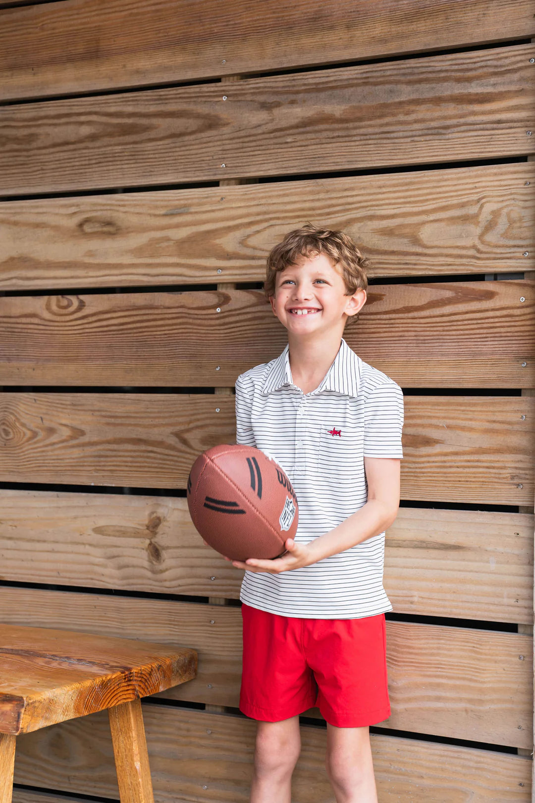Boys Topsail Performance Short- Red