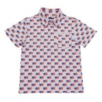 Inshore Boys Performance SS Polo-Flags
