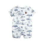 Milon white romper, children's heirloom-quality piece