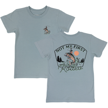 'Not My First Rodeo' tee by Tiny Whales in refined, understated design