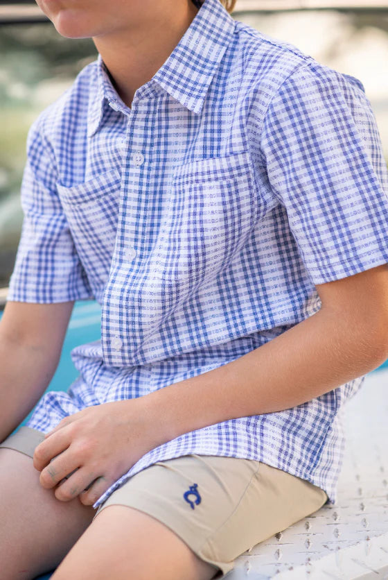 Guayabera Deepwater Poplin SS Shirt