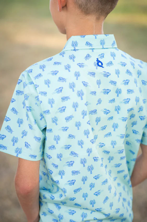 Mudbugs SS Shirt-Blue Quail