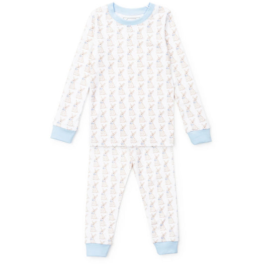Grayson 2pc Pajama Pant Set-Easter Bunny Blue-Lila & Hayes