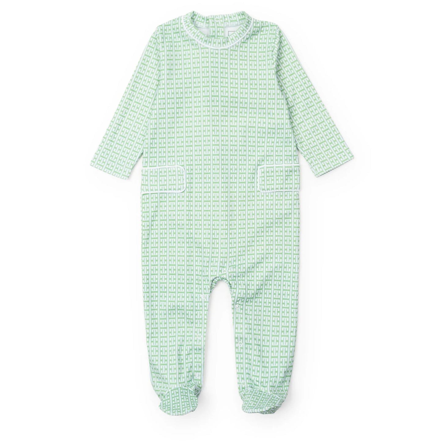 Preston Romper-Garden Trellis-Lila & Hayes