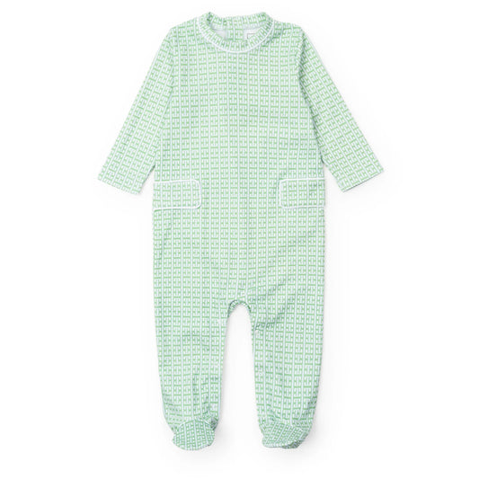 Preston Romper-Garden Trellis-Lila & Hayes