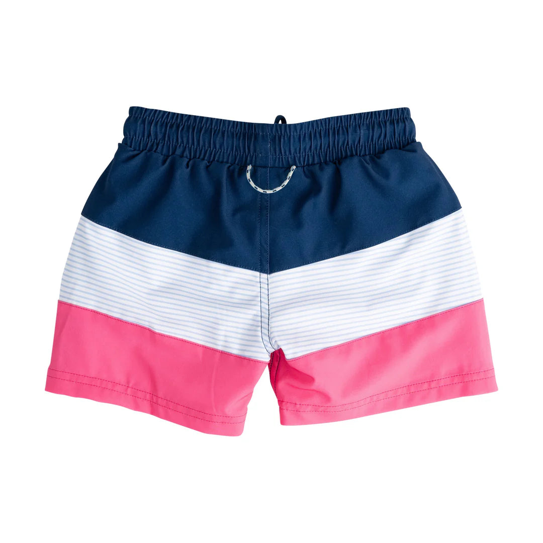 Boogie Board Swim Trunk-Navy/Peony Colorblock-Prodoh