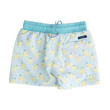 Load image into Gallery viewer, Boogie Board Swim Trunk-Lemon Stripe Print-Prodoh
