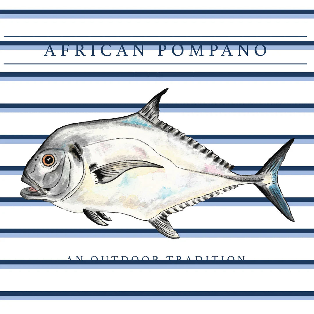 Pro Performance LS Hoodie T-Shirt-Navy Stripe African Pompano-Prodoh