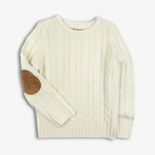 Fisherman Sweater- Winter White