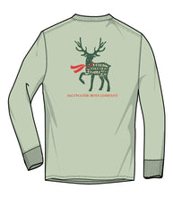 Load image into Gallery viewer, Saltwater Boys, Christmas Deer LS Tee
