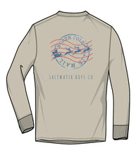 Load image into Gallery viewer, Saltwater Boys, Christmas Stamp LS Tee
