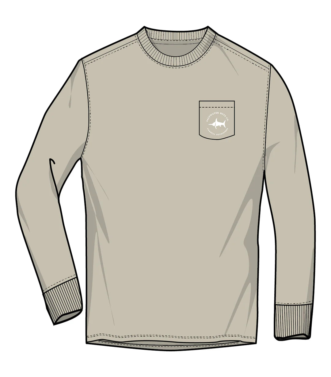 Colorful Turkey Long Sleeve Tee-Saltwater Boys