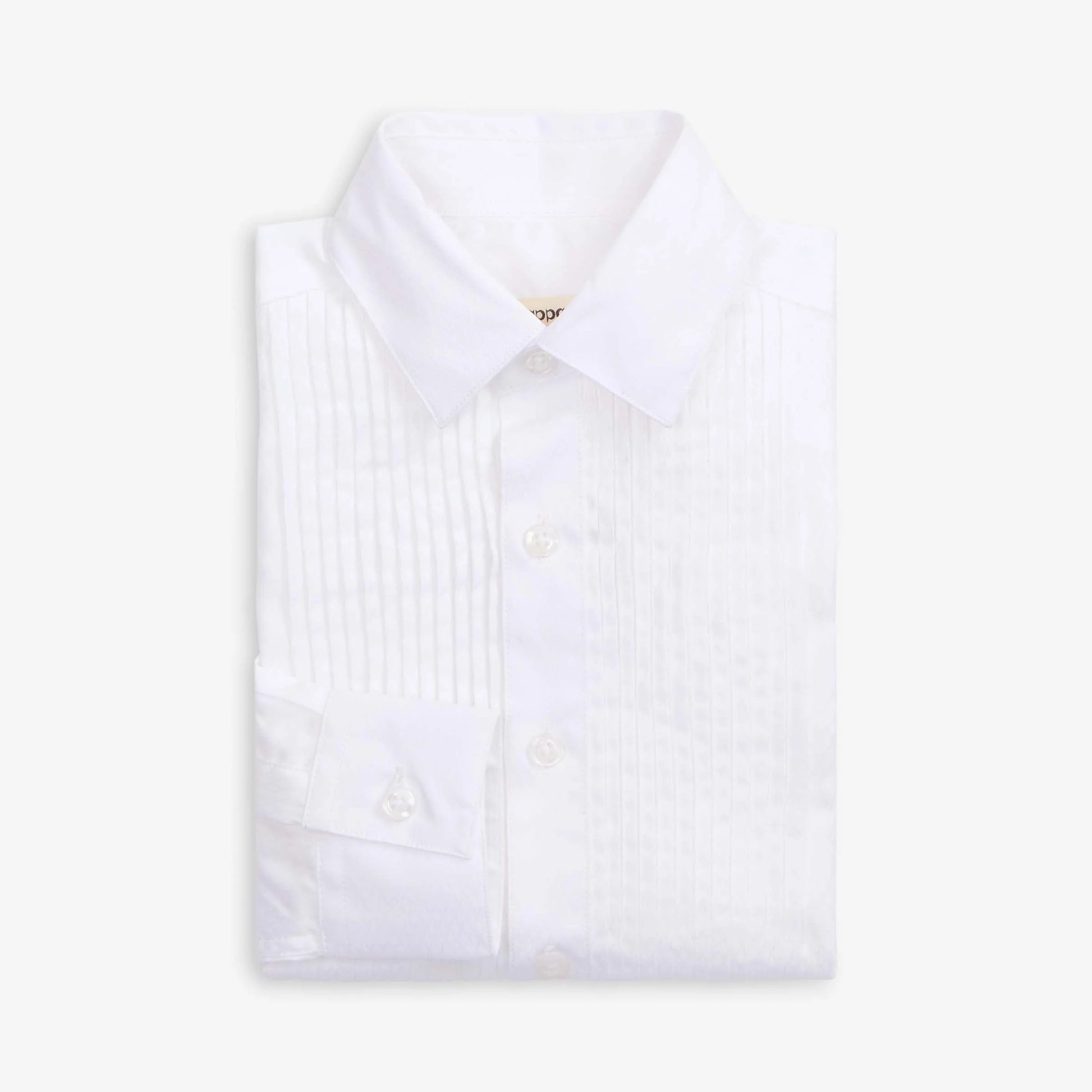 Appaman Classic Tuxedo Shirt in Plaza White, refined formalwear for young gentlemen