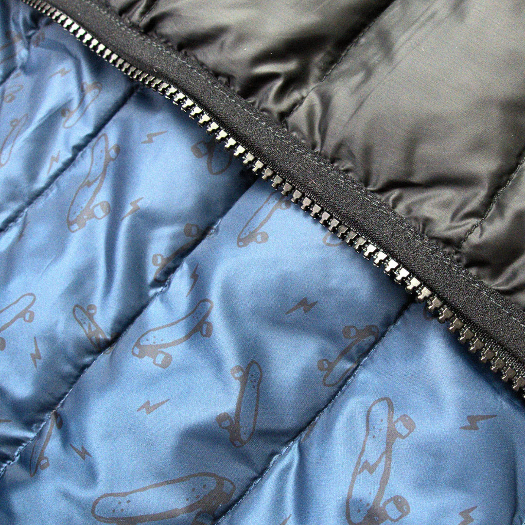 Reversible Puffer - Skater Vibes