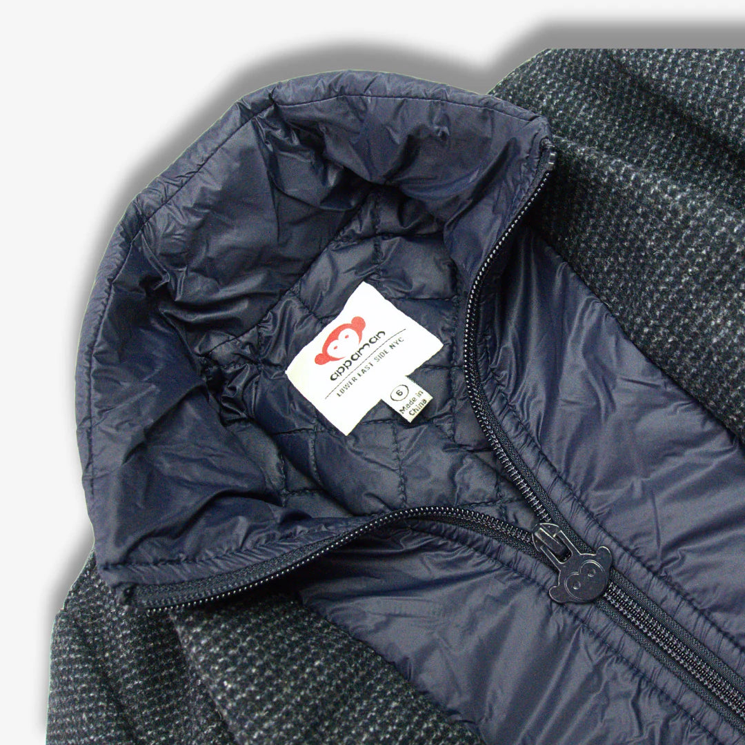 City Overcoat - Checkered Ink