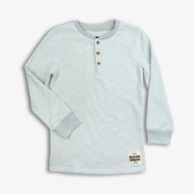 Load image into Gallery viewer, Craftsman Thermal Henley- Cool Grey - Appaman
