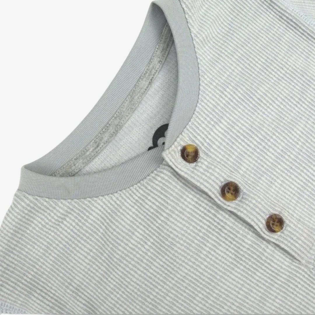 Craftsman Thermal Henley- Cool Grey - Appaman
