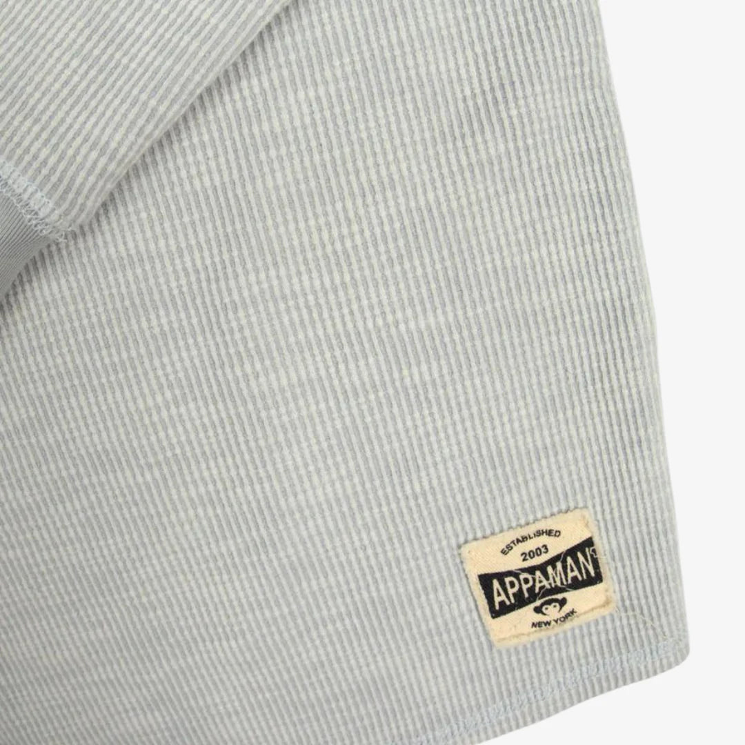 Craftsman Thermal Henley- Cool Grey - Appaman