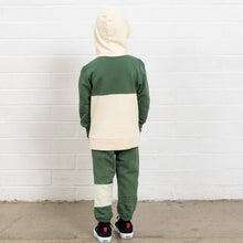 Load image into Gallery viewer, Tiny Whales, Trailblazer Hoodie-Cream/Forest
