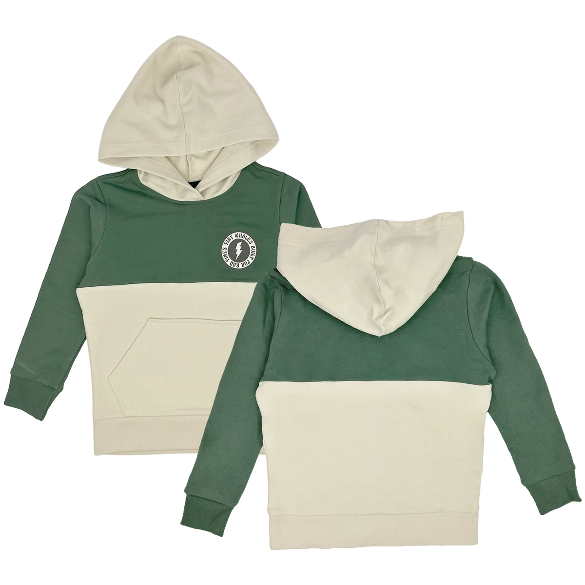 Trailblazer Hoodie-Cream/Forest