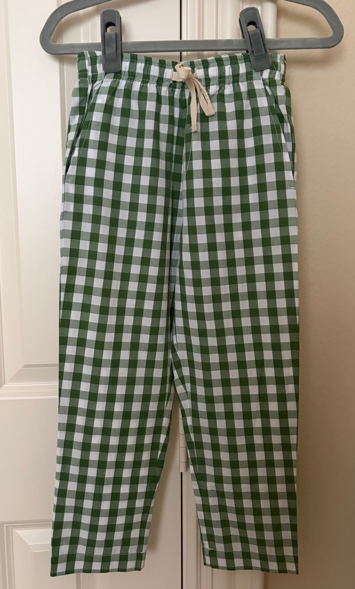 BENNETT PANT - GREEN GINGHAM