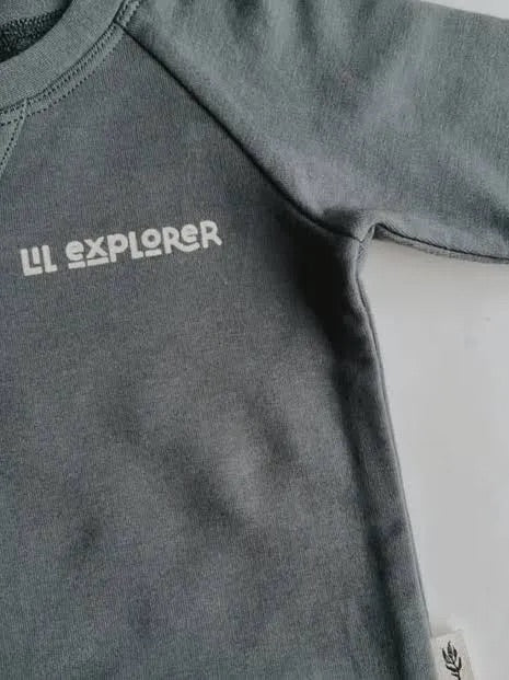 Lil' Explorer Raglan Sweatshirt