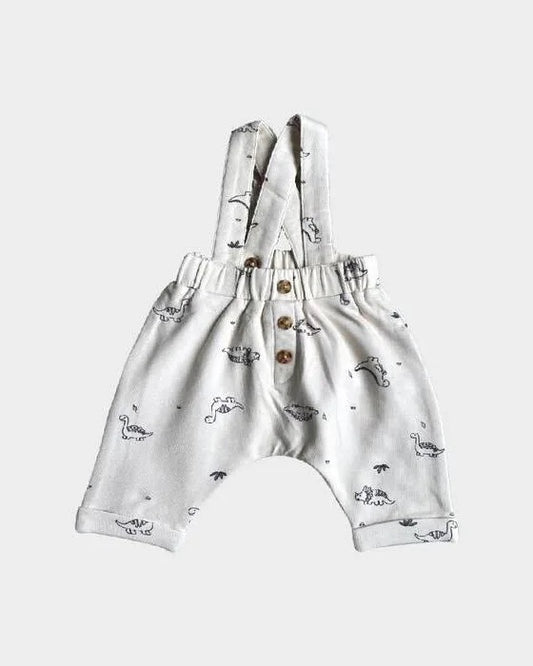Suspender Overalls Baby Dino