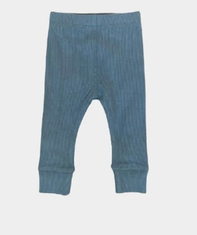 Ribbed Leggings - Teal