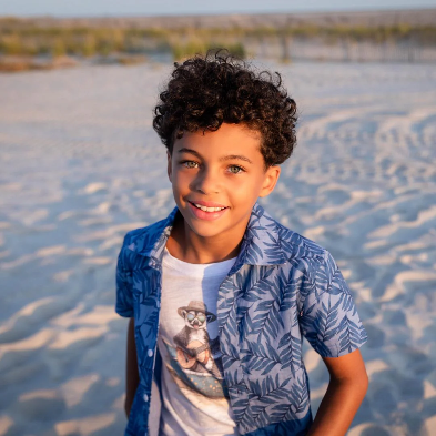 Day Party Shirt- Summer Blues