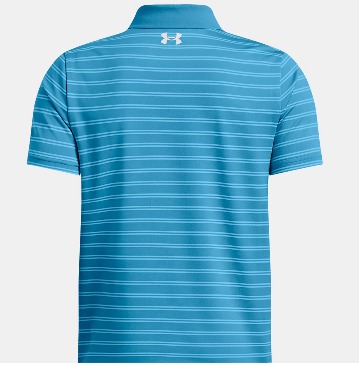 Under Armour MatchPlay Stripe Polo-Ether Blue