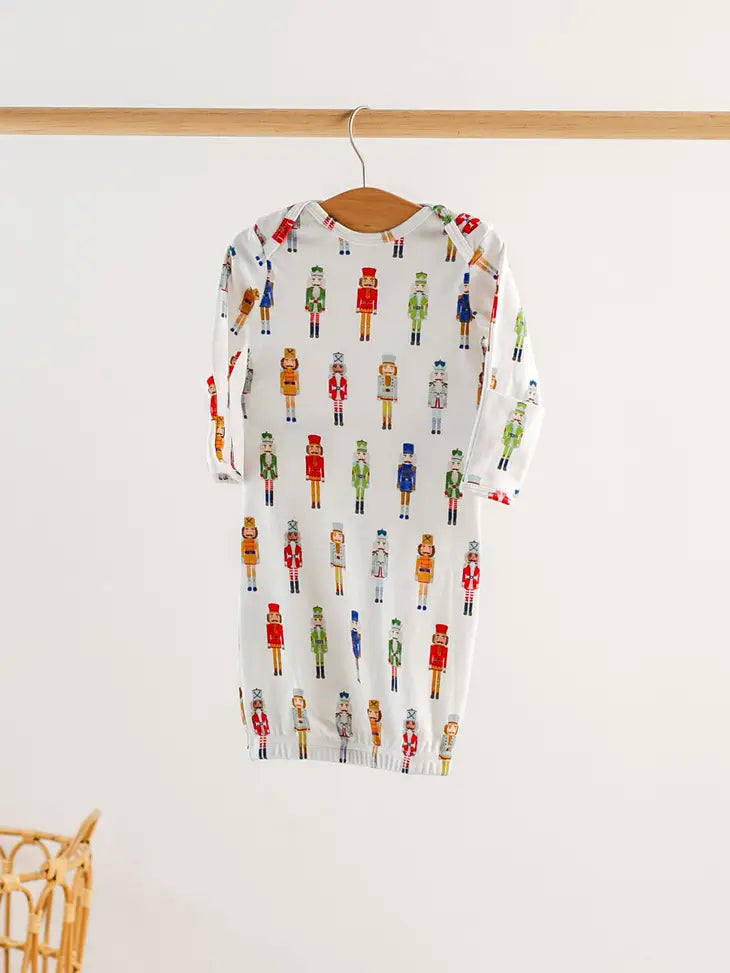 Nutty or Nice Zip-Up Organic Cotton Pajama Set