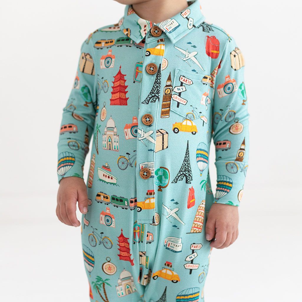 Posh Peanut Around the World Romper