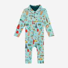 Load image into Gallery viewer, Posh Peanut Around the World Romper
