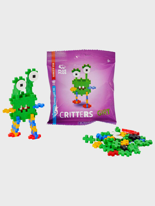 Girt Plus-Plus Critter—a quirky, collectible character figure for imaginative play