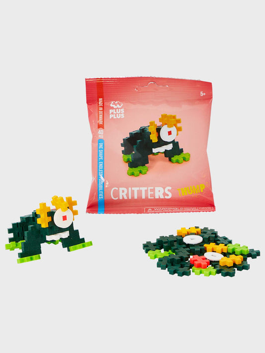 Thump Plus Plus Pack Critter—collectible character toy for creative building and imaginative play