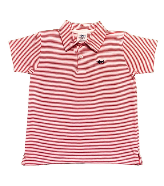 Signature Polo - Red/White