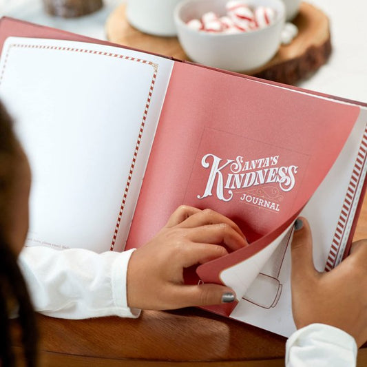Santa's Kindness Journal by Demdaco—hardcover keepsake with embossed finish