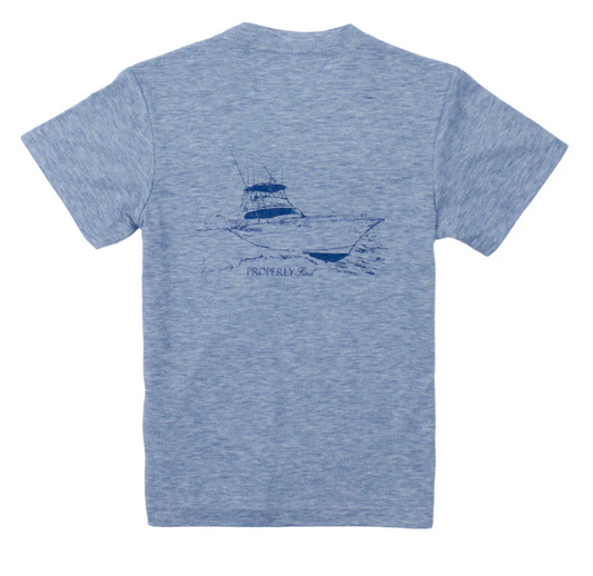 Portland Pocket Tee SS - Deep Sea Ocean