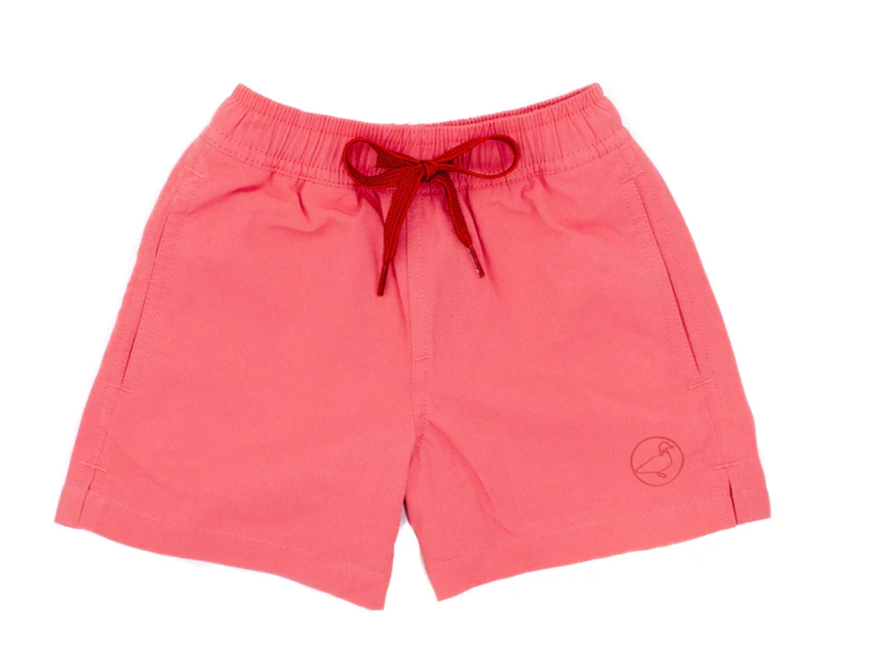Properly Tied Splash Swim Trunk in Crawfish Boil with water-reactive HydroFlight technology and compression liner