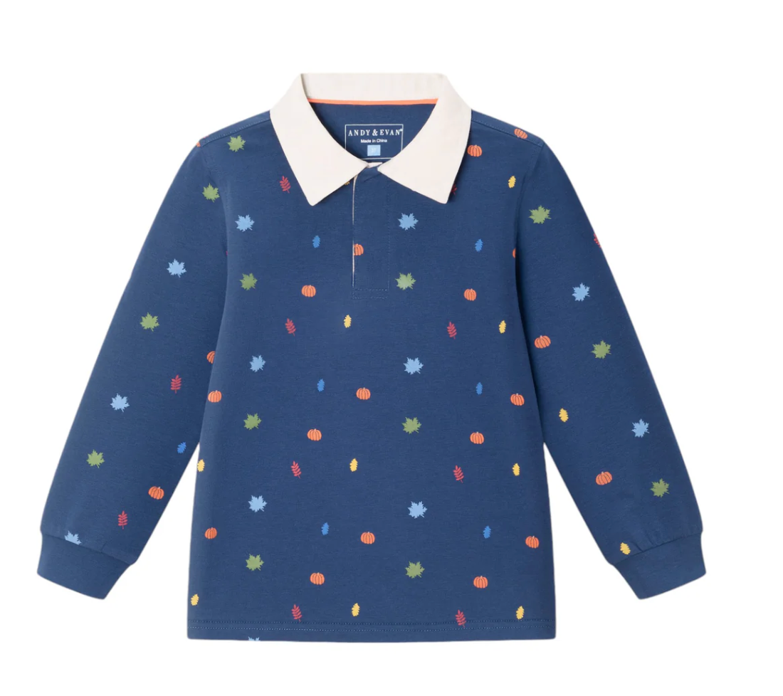Fall Themed Rugby Shirt