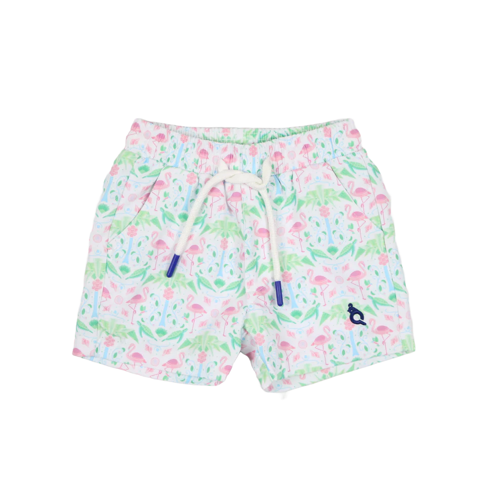 Del Mar Swim Trunk in Blue Quail by Blue Quail, featuring UPF 50+ quick-dry fabric